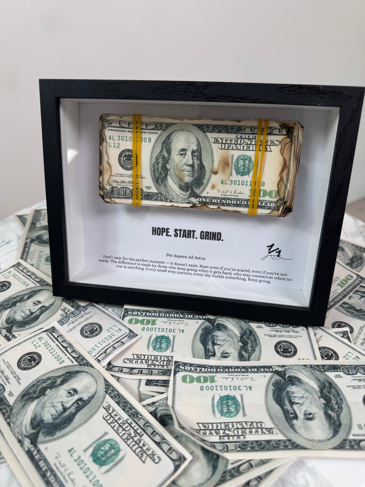 Quadro “FIRED MONEY”